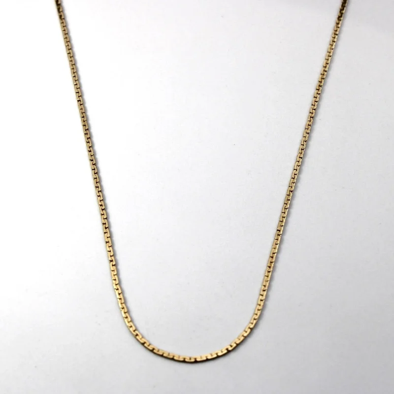 gothic black onyx ring men 10k Yellow Gold C LinkChain | 16"|