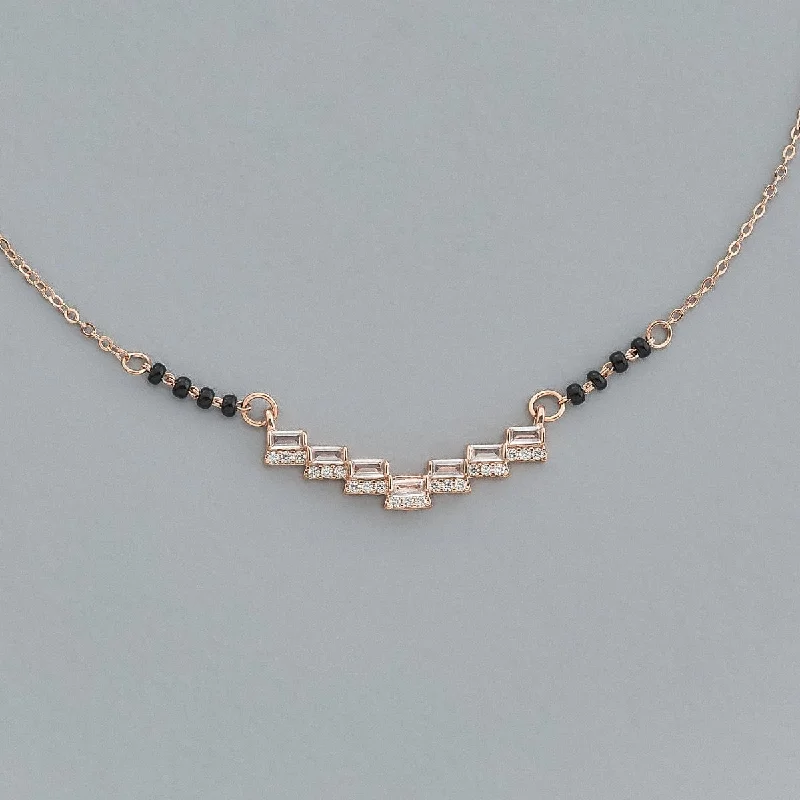 unique gemstone cocktail ring Zircon Mangalsutra 170709
