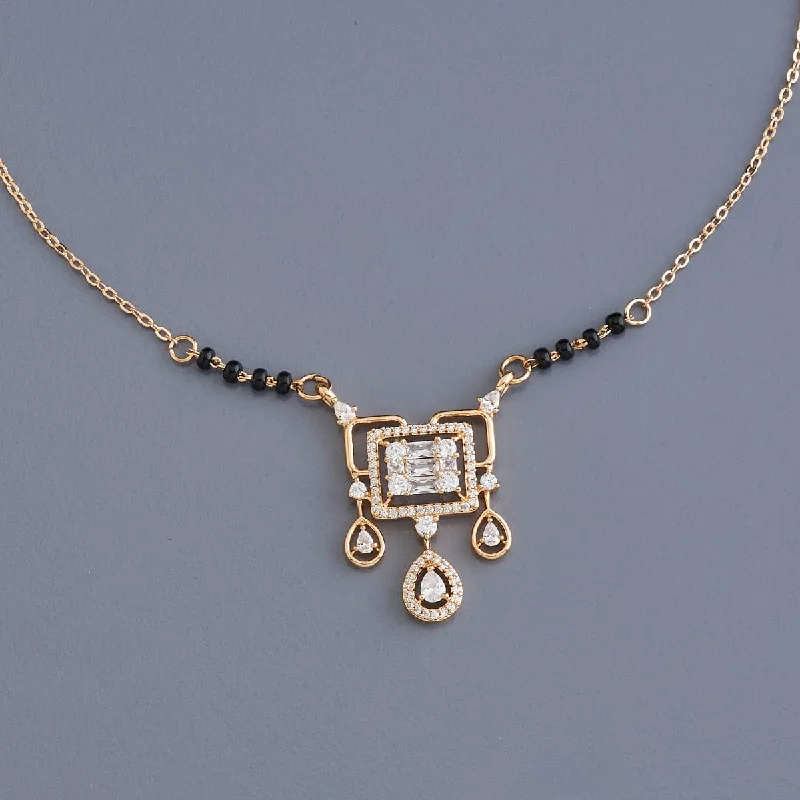 handmade leather ring Zircon Mangalsutra 172983