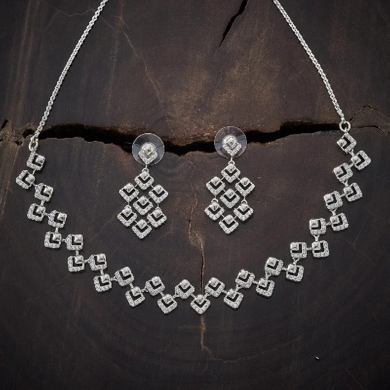 adjustable charm necklace Zircon Necklace 145055