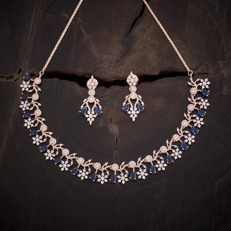 vintage-inspired pearl brooch Zircon Necklace 152930