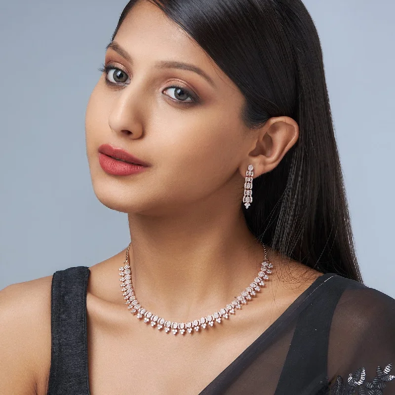 star-shaped cartilage stud earrings Zircon Necklace 155352