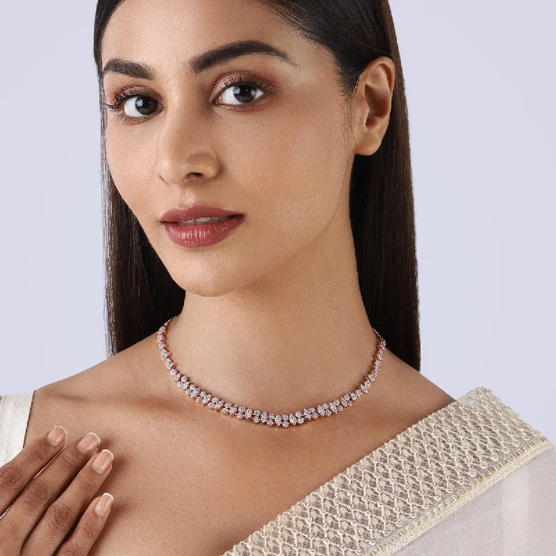 crystal-studded gold ring Zircon Necklace 158444