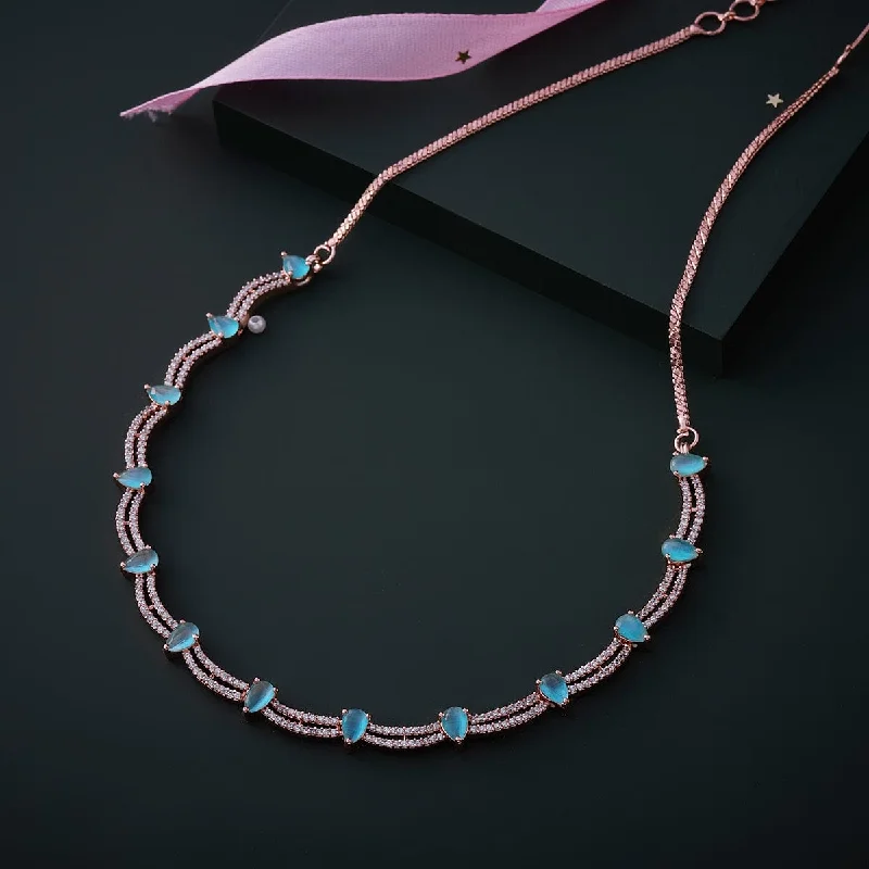 14k gold nose ring hoop Zircon Necklace 160343