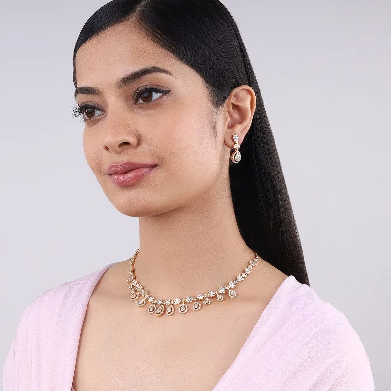 tiny diamond cross necklace Zircon Necklace 160428