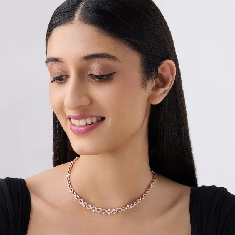 tiny opal stud earrings Zircon Necklace 160680