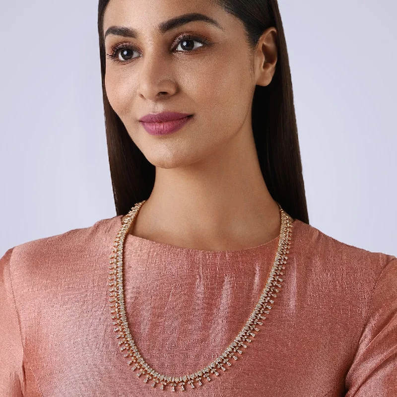 celestial moonstone ring gold Zircon Necklace 160793