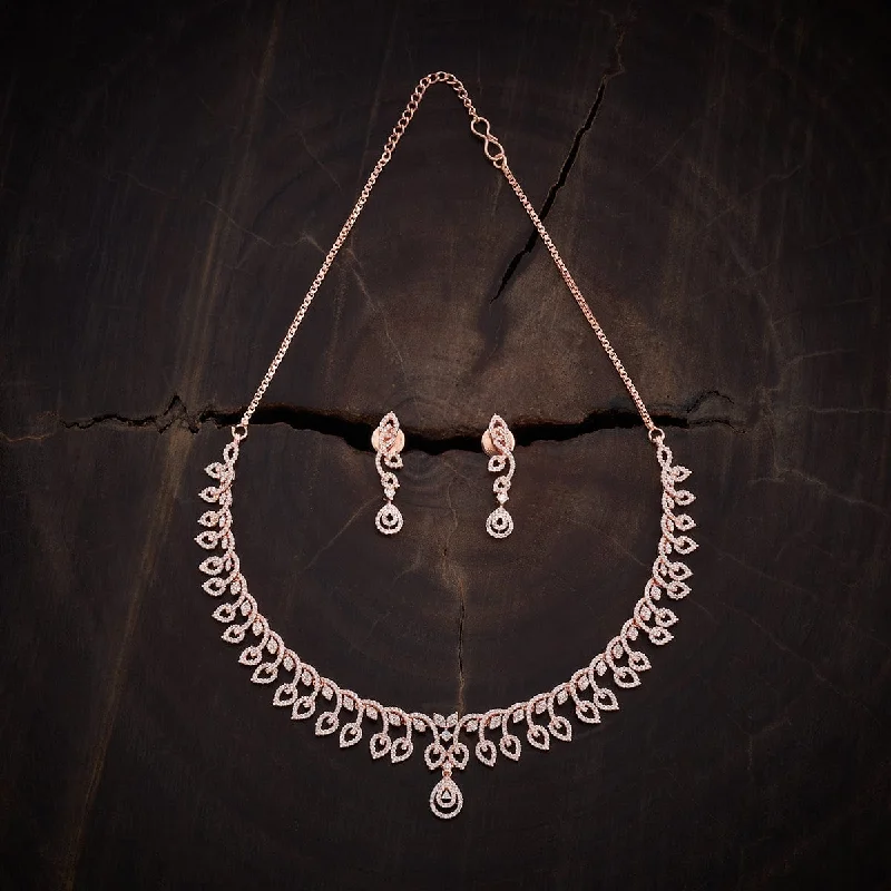 diamond halo pendant necklace Zircon Necklace 161785