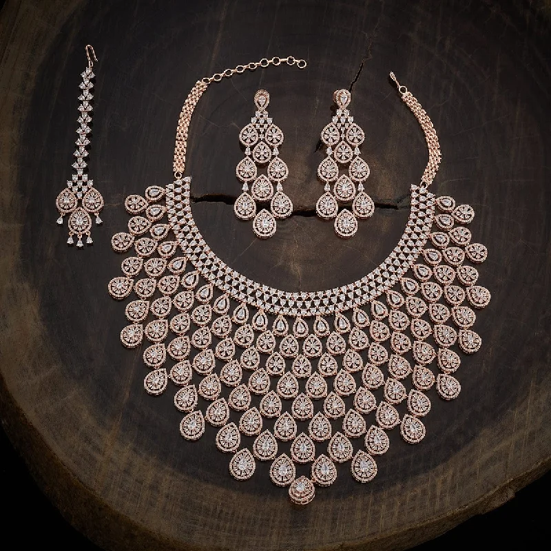 unique gemstone necklace handmade Zircon Necklace 163799