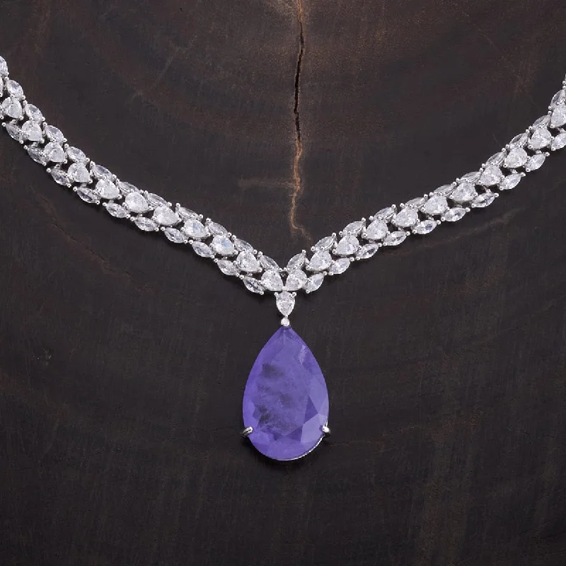 minimalist disc pendant necklace Zircon Necklace 164038