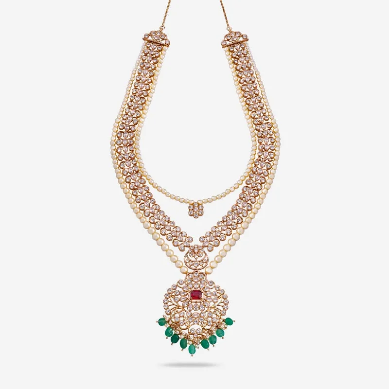 engraved pendant necklace Zircon Necklace 166055