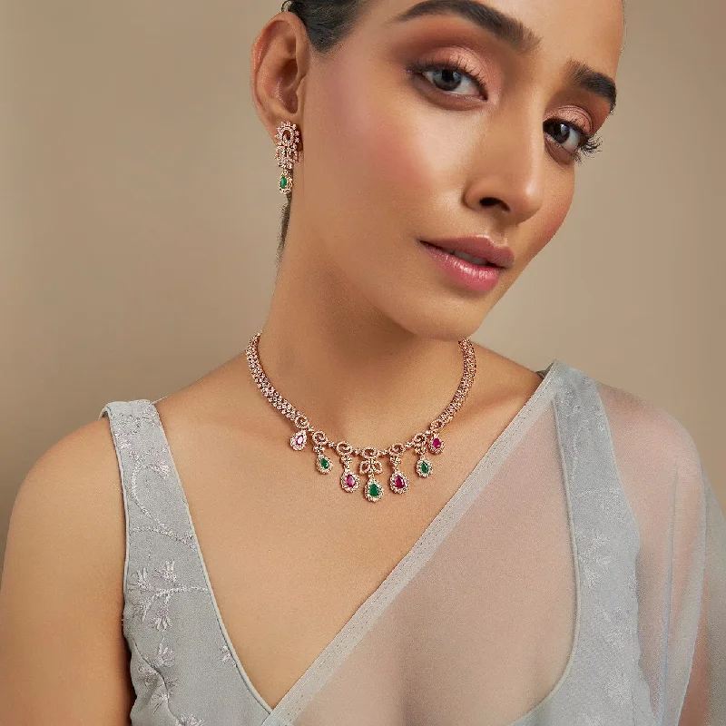 classic pearl strand necklace Zircon Necklace 169320