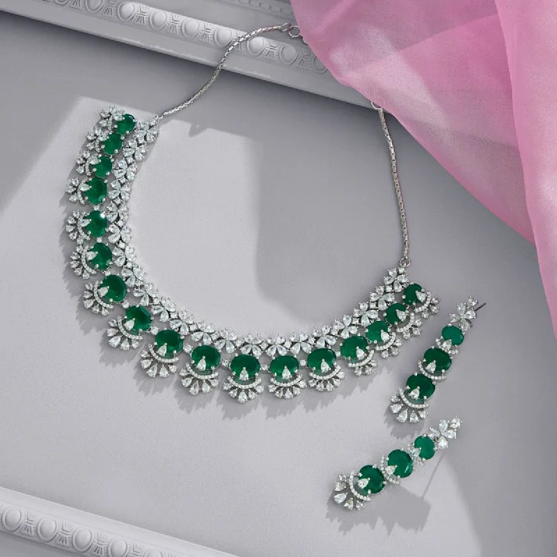 unique diamond eternity band Zircon Necklace 172464