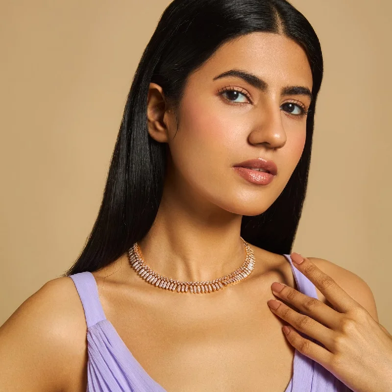 personalized bar necklace silver Zircon Necklace 172496