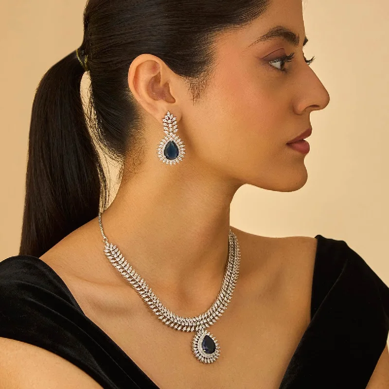 aquamarine birthstone necklace March Zircon Necklace 172741