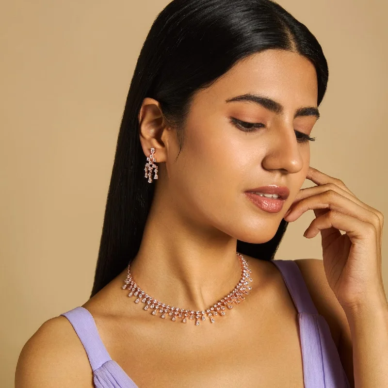 gold and turquoise statement ring Zircon Necklace 172742