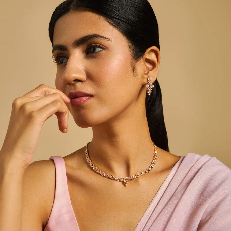 dainty sapphire gemstone bracelet Zircon Necklace 175816